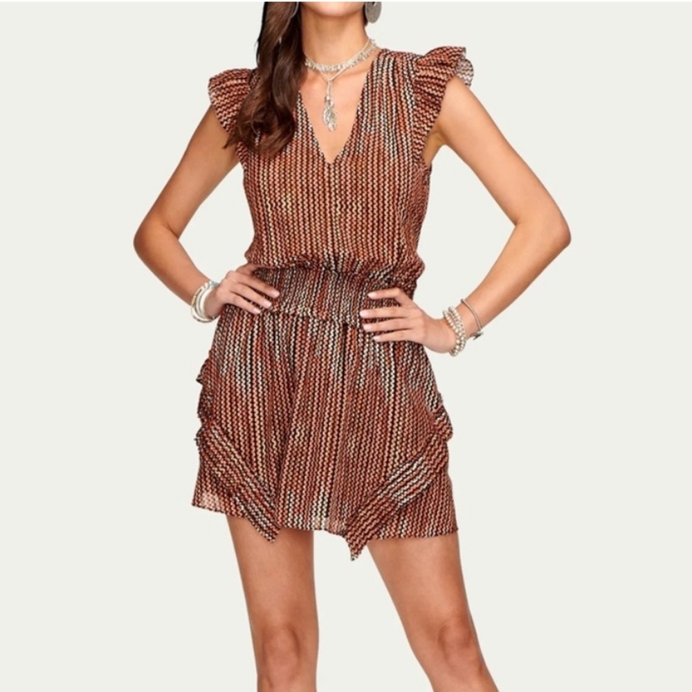 NWT Ramy Brook Striped Jessie Mini Dress Size XS - Picture 2 of 4